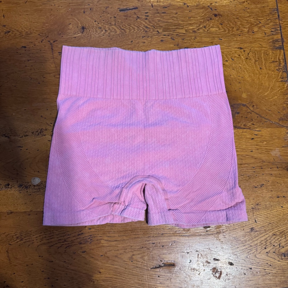 Pink biker shorts